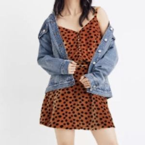 Madewell cheetah skirt